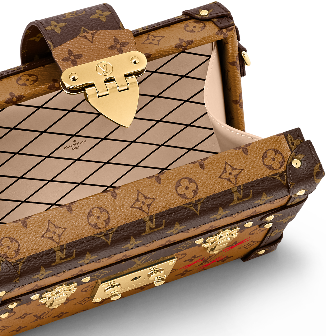 Petite Malle Monogram Reverse Women Handbags LOUIS VUITTON